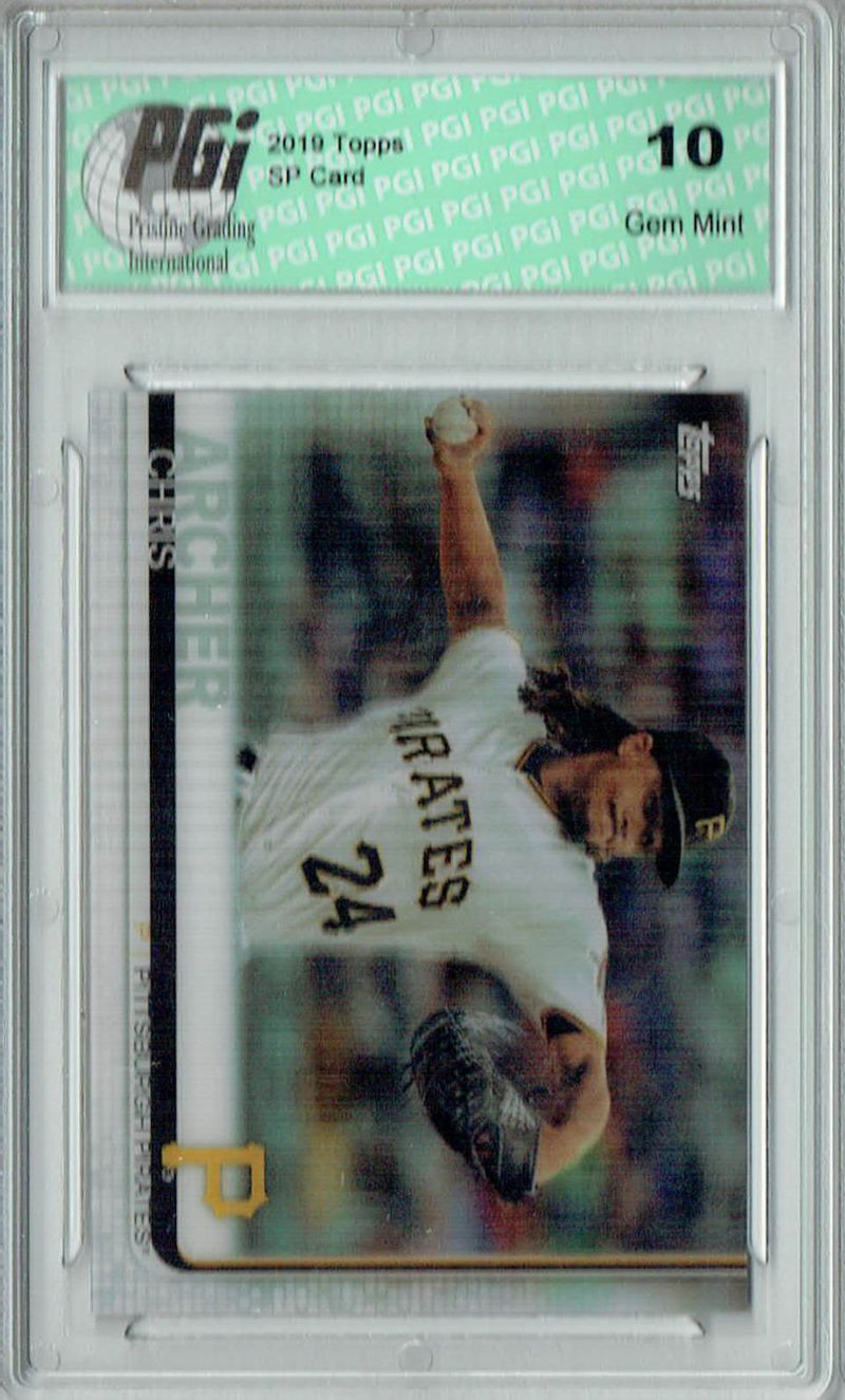 Chris Archer 2019 Topps 3D #380 Only 540 Made Rare Trading Card PGI 10