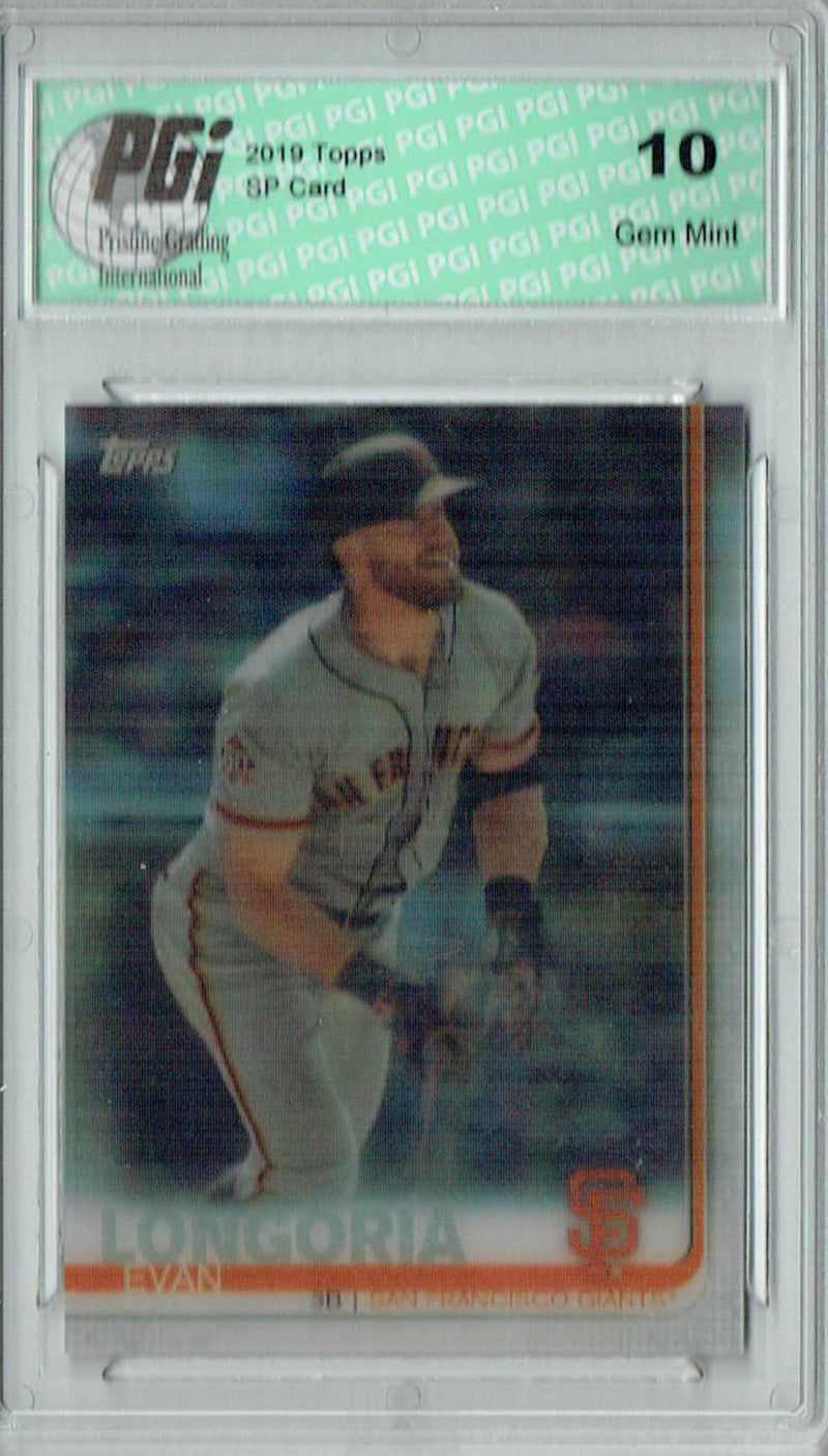 Evan Longoria 2019 Topps 3D #390 Only 540 Made Rare Trading Card PGI 10
