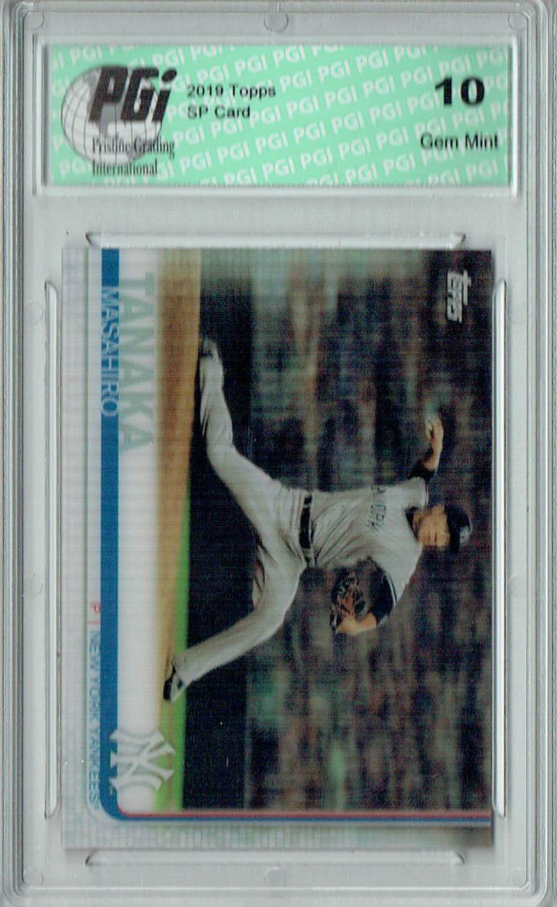 Masahiro Tanaka 2019 Topps 3D #396 Only 540 Made Rare Trading Card PGI 10