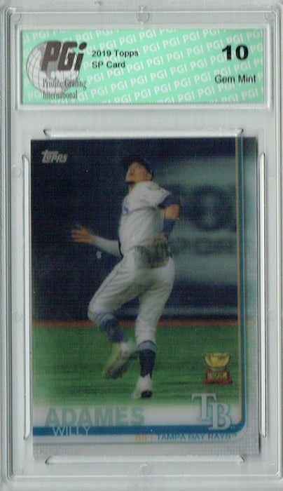 Willy Adames 2019 Topps 3D #562 Only 540 Made Rare Trading Card PGI 10