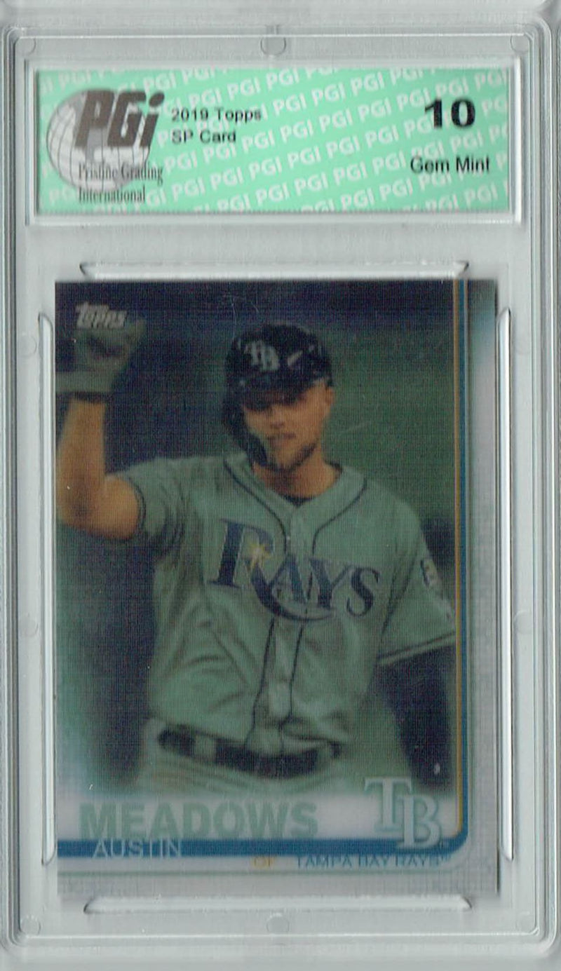 Austin Meadows 2019 Topps 3D #564 Only 540 Made Rare Trading Card PGI 10