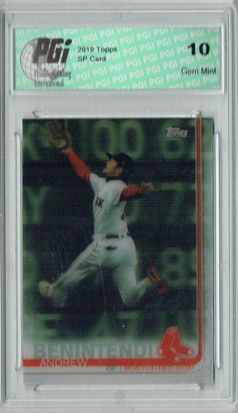 Andrew Benintendi 2019 Topps 3D #579 Only 540 Made Rare Trading Card PGI 10