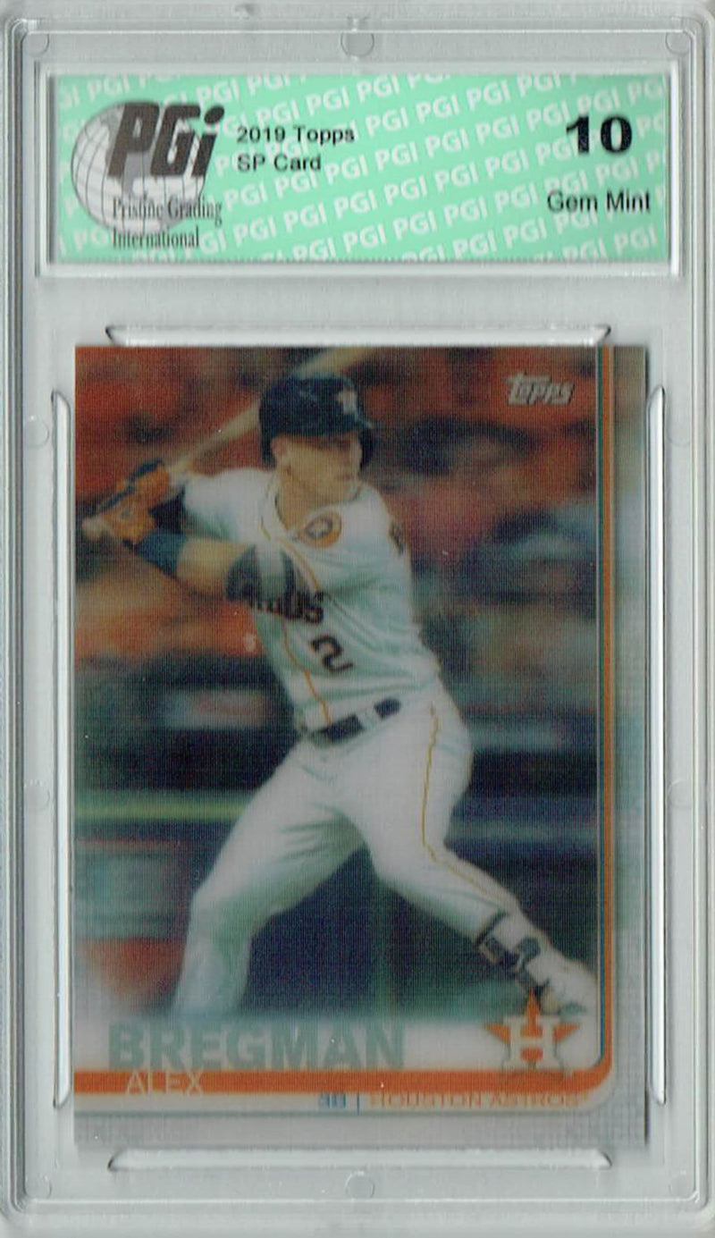 Alex Bregman 2019 Topps 3D #700 Only 540 Made Rare Trading Card PGI 10