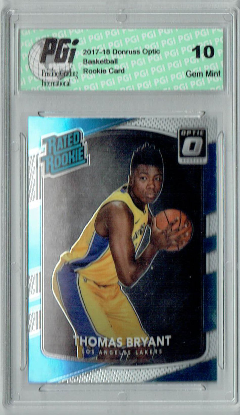 Thomas Bryant  2017 Donruss Optic #160 Rookie Card PGI 10