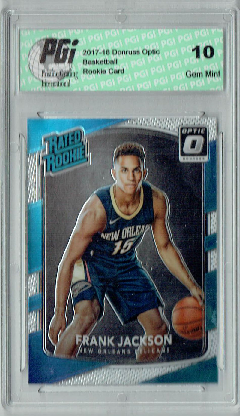 Frank Jackson 2017 Donruss Optic #170 Rookie Card PGI 10