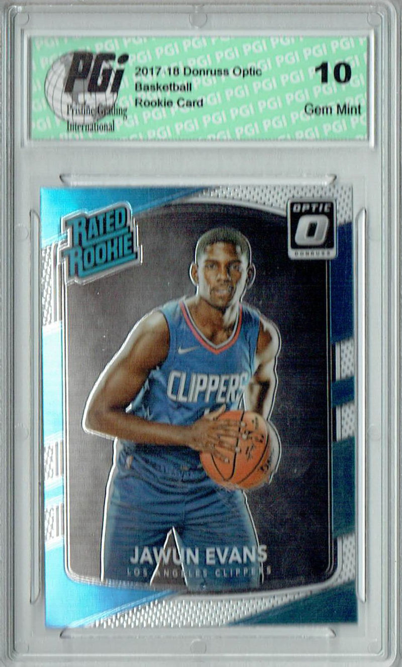 Jawun Evans 2017 Donruss Optic #162 Rookie Card PGI 10
