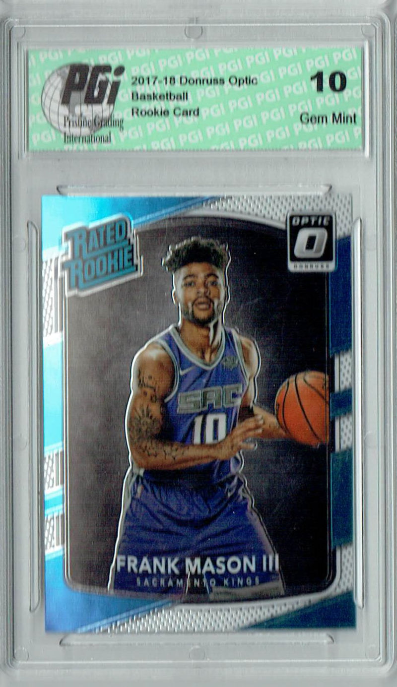 Frank Mason III 2017 Donruss Optic #167 Rookie Card PGI 10