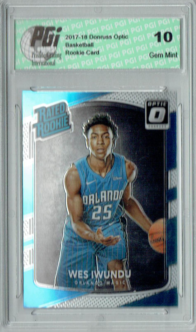 Wes Iwundu 2017 Donruss Optic #168 Rookie Card PGI 10
