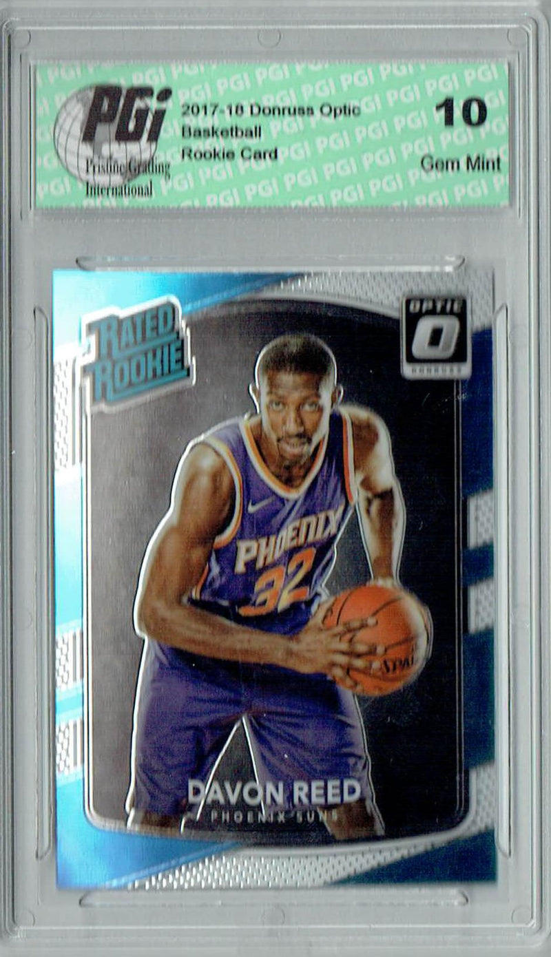 Davon Reed 2017 Donruss Optic #169 Rookie Card PGI 10