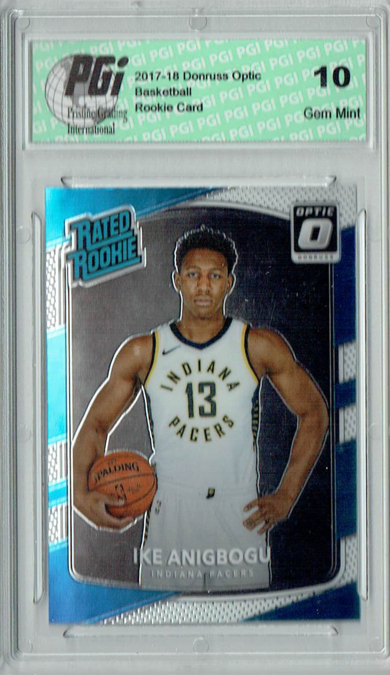 Ike Anigbogu 2017 Donruss Optic #176 Rookie Card PGI 10