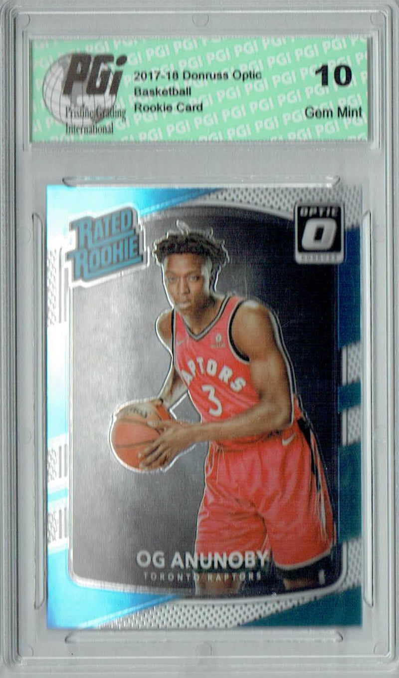 Og Anunoby 2017 Donruss Optic #178 Rookie Card PGI 10