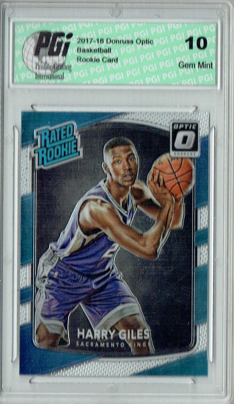 Harry Giles 2017 Donruss Optic #181 Rookie Card PGI 10