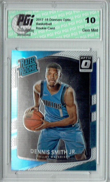 Dennis Smith Jr. 2017 Donruss Optic #192 Rookie Card PGI 10