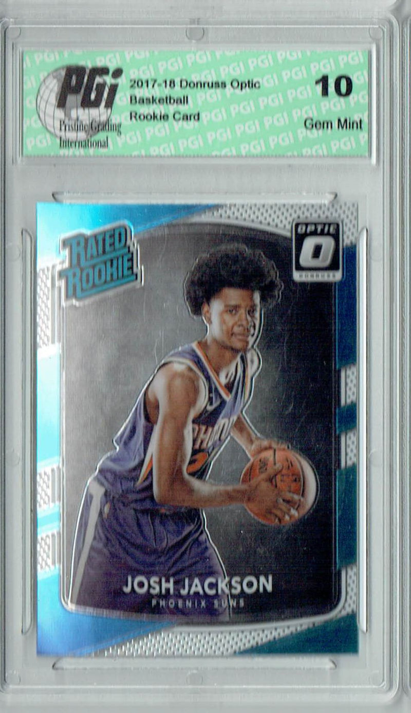 Josh Jackson 2017 Donruss Optic #197 Rookie Card PGI 10