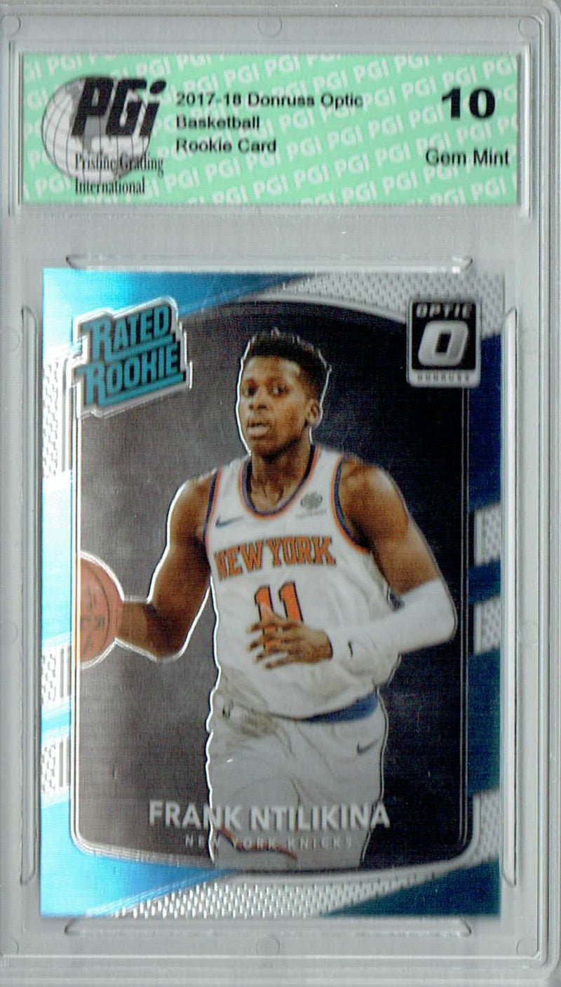 Frank Ntilikina 2017 Donruss Optic #193 Rookie Card PGI 10