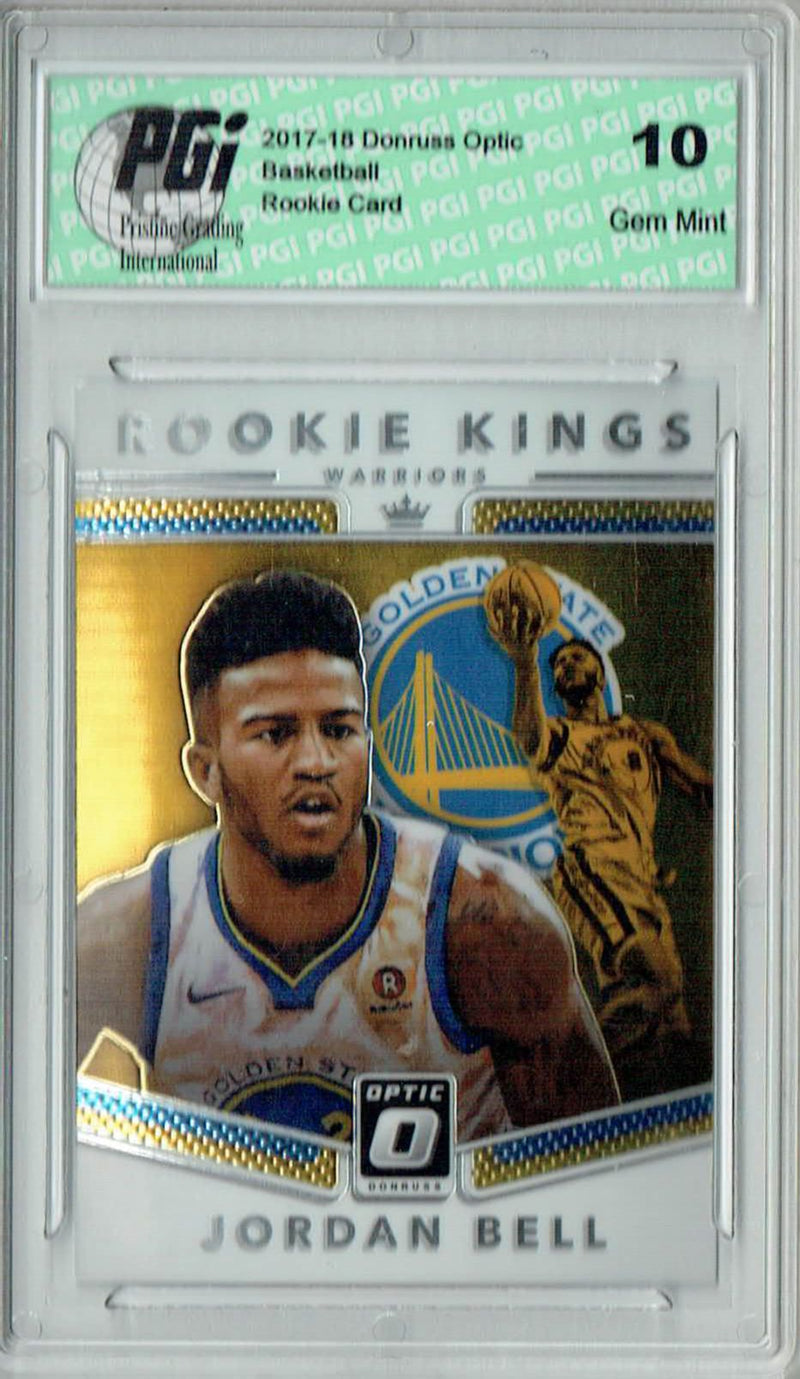 Jordan Bell 2017 Donruss Optic #29 Rookie Kings Rookie Card PGI 10