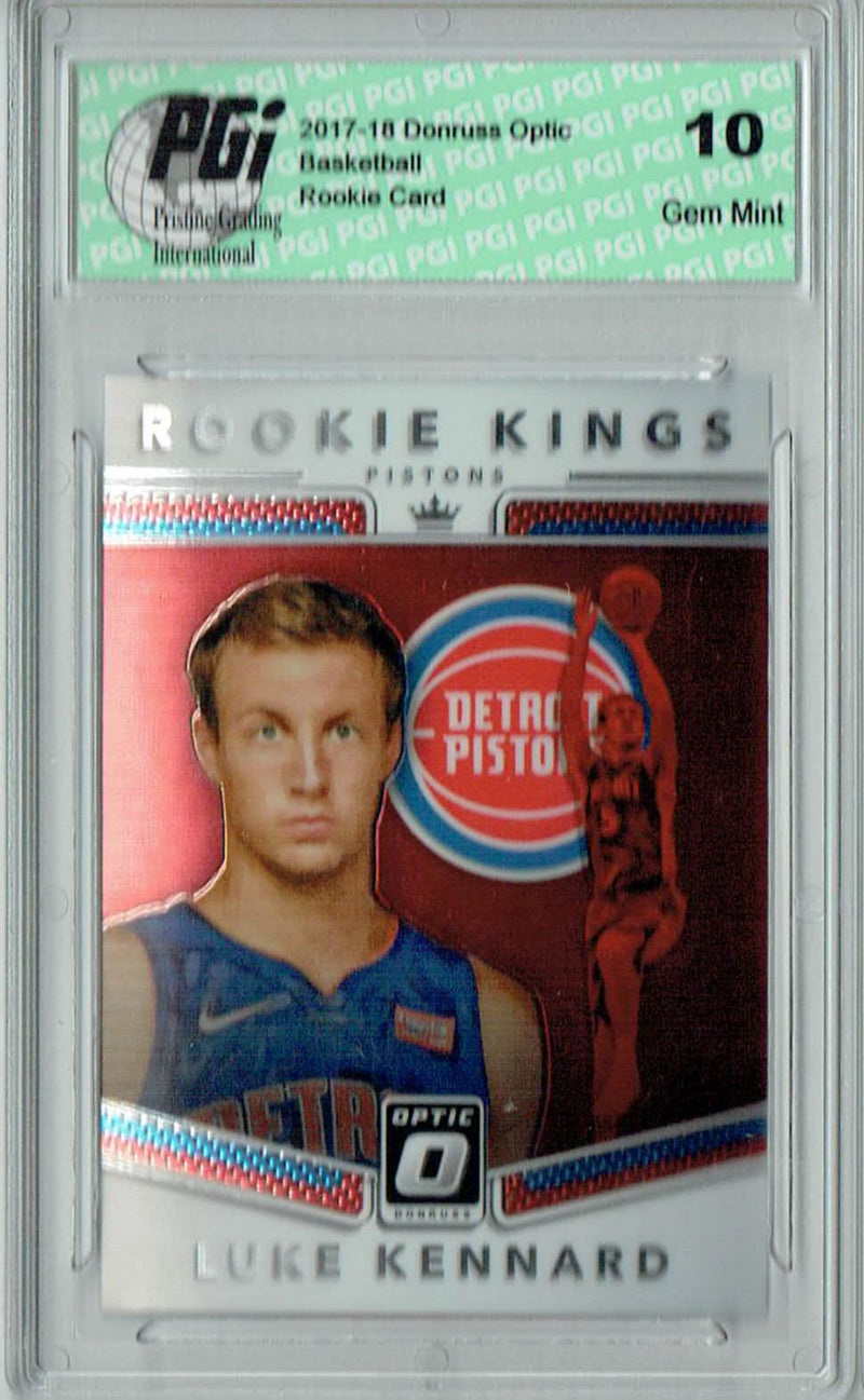 Luke Kennard 2017 Donruss Optic #12 Rookie Kings Rookie Card PGI 10