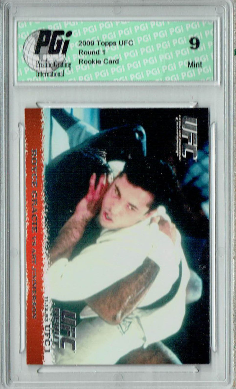 @ PGI 9 Royce Gracie - Art Jimmerson 2009 Topps UFC #1 Round 1 Rookie Card