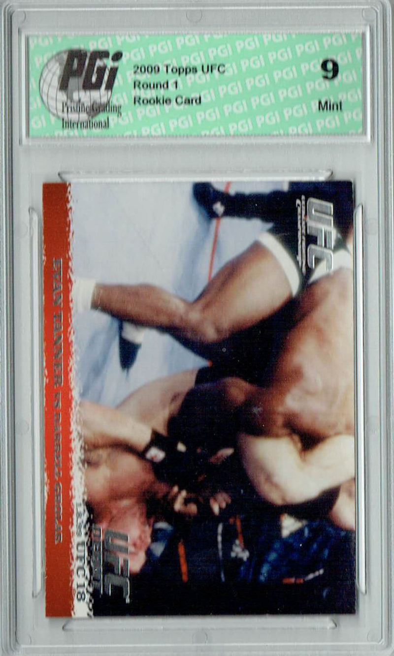 PGI 9 Evan Tanner & Darrell Gholar 2009 Topps UFC #7 Round 1 Rookie Card