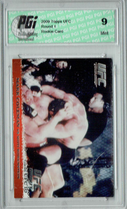 PGI 9 Mark Coleman - Moti Horenstein 2009 Topps UFC #3 Round 1 Rookie Card