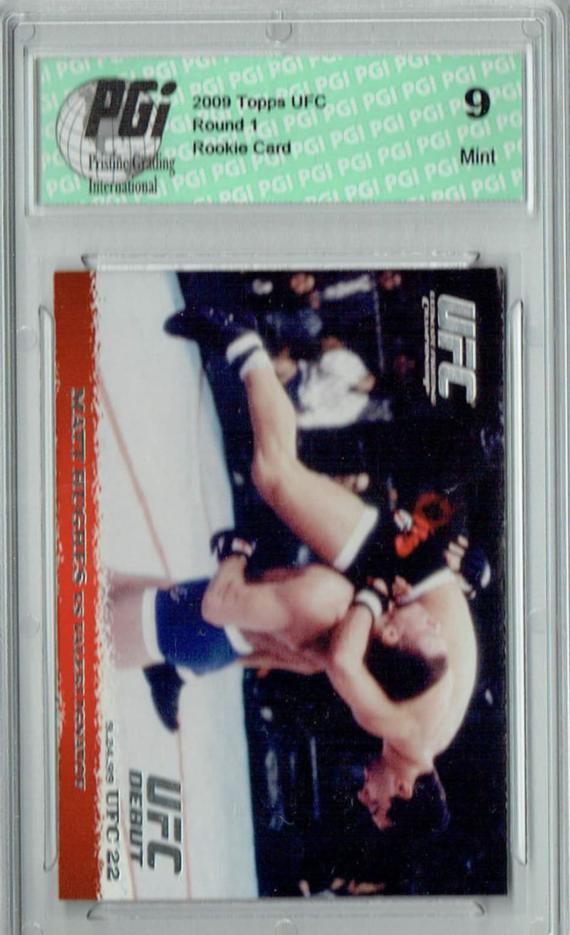 @ PGI 9 Matt Hughes - Valeri Ignatov 2009 Topps UFC #8 Round 1 Rookie Card