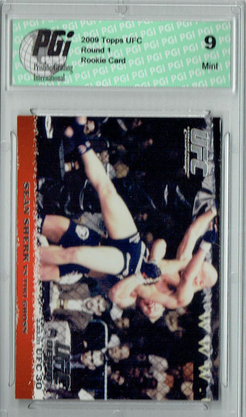 PGI 9 Sean Sherk & Tiki Ghosn 2009 Topps UFC #9 Round 1 Rookie Card