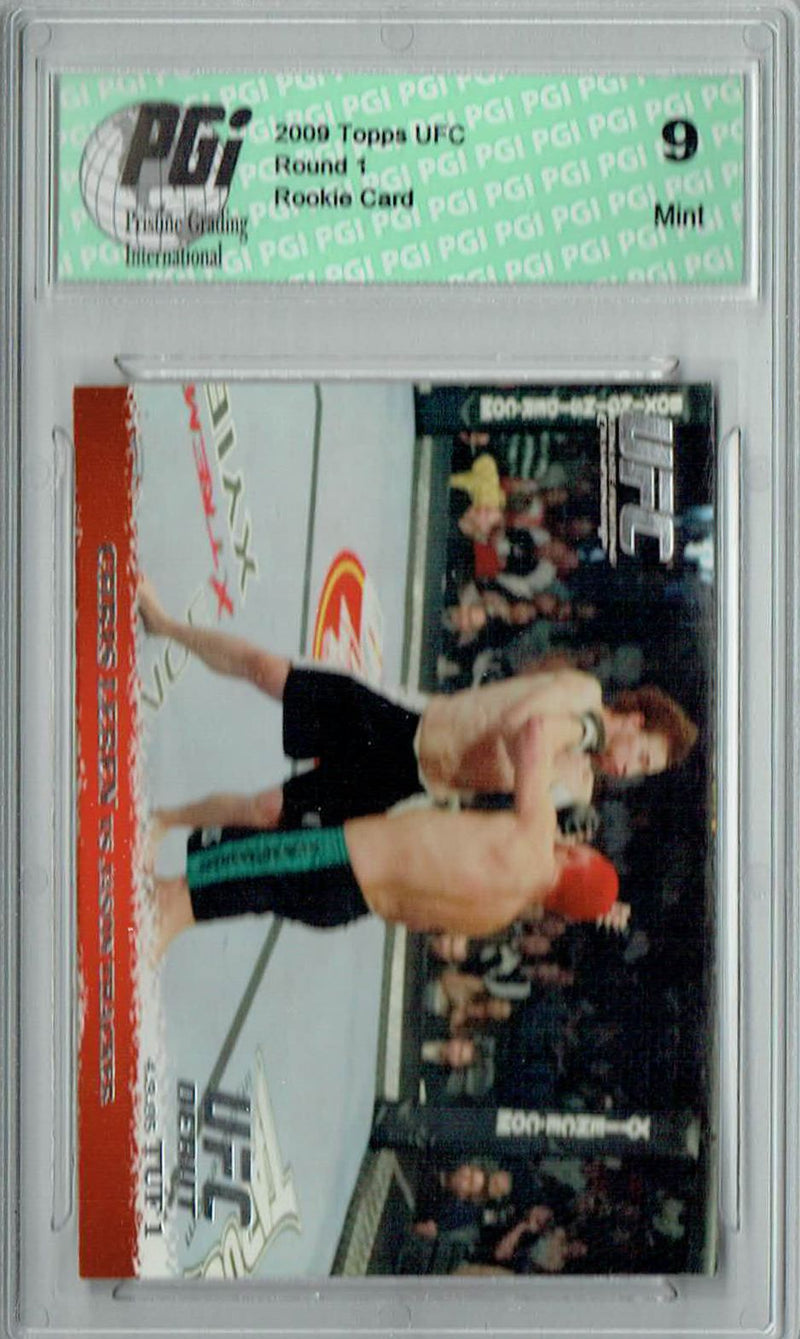 PGI 9 Chris Leben & Jason Thacker 2009 Topps UFC #20 Round 1 Rookie Card