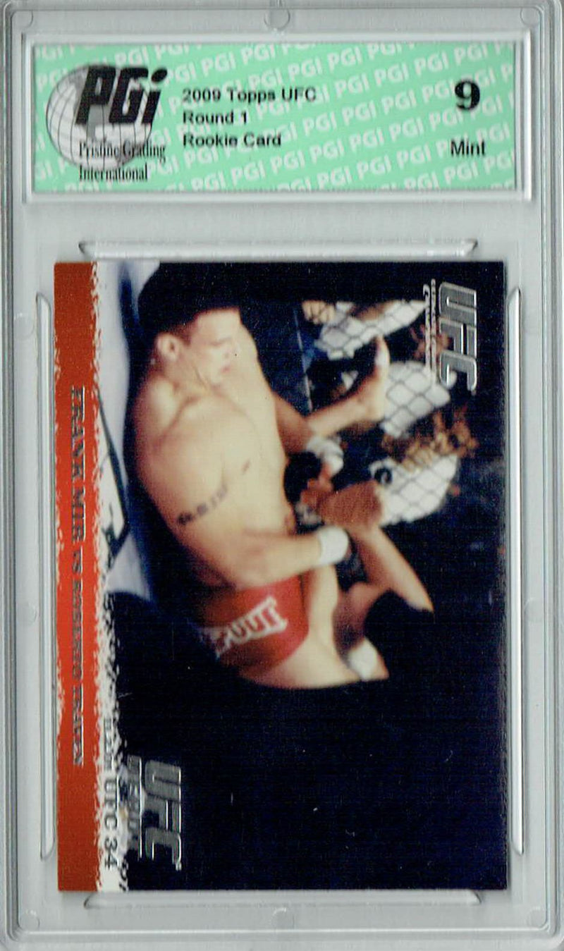 PGI 9 Frank Mir & Roberto Traven 2009 Topps UFC #12 Round 1 Rookie Card