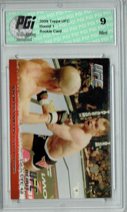 PGI 9 Rich Franklin - Evan Tanner 2009 Topps UFC #14 Round 1 Rookie Card