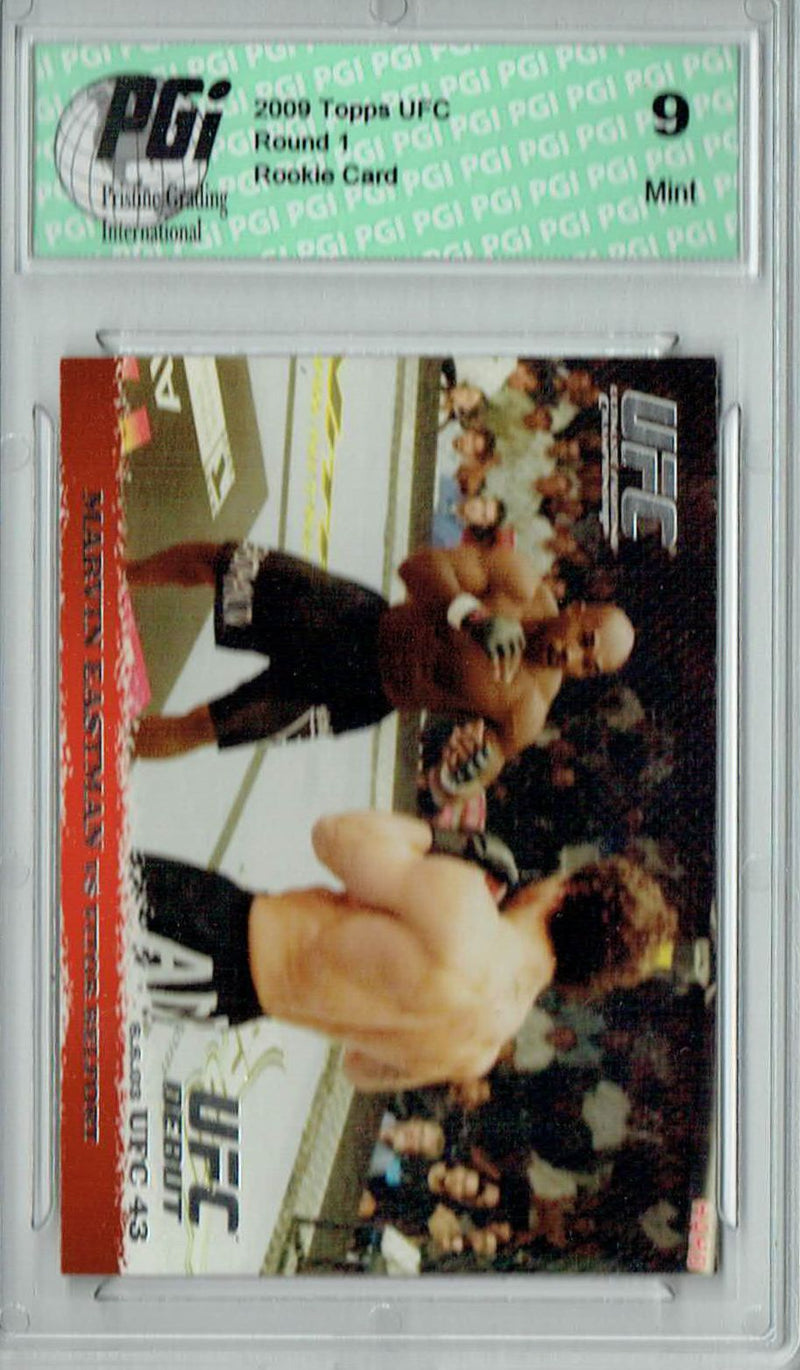 PGI 9 Marvin Eastman - Vitor Belfort 2009 Topps UFC #15 Round 1 Rookie Card