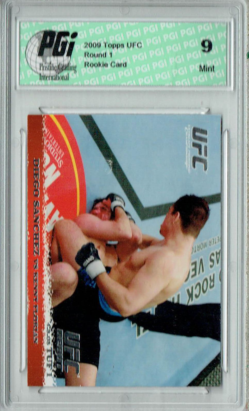 PGI 9 Diego Sanchez & Kenny Florian 2009 Topps UFC #21 Round 1 Rookie Card