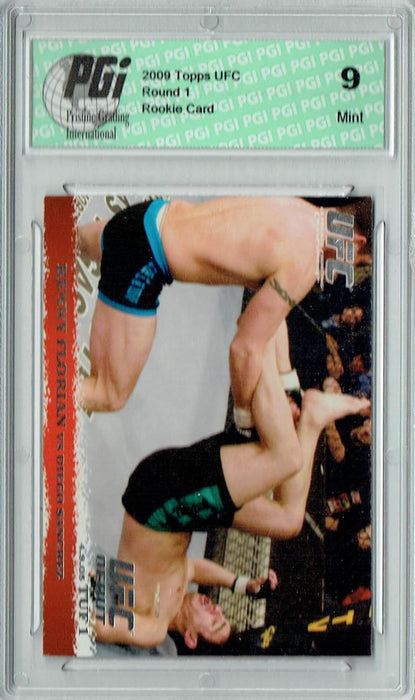 PGI 9 Kenny Florian - Diego Sanchez 2009 Topps UFC #26 Round 1 Rookie Card