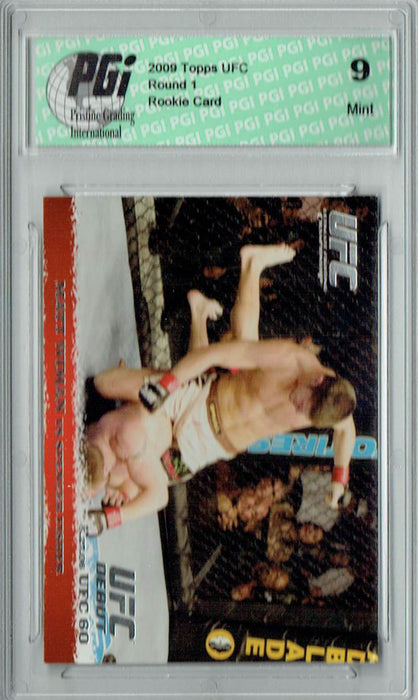 PGI 9 Matt Wiman - Spencer Fisher 2009 Topps UFC #40 Round 1 Rookie Card