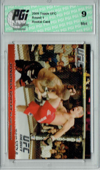 PGI 9 Jonathan Goulet & Jay Hieron 2009 Topps UFC #35 Round 1 Rookie Card