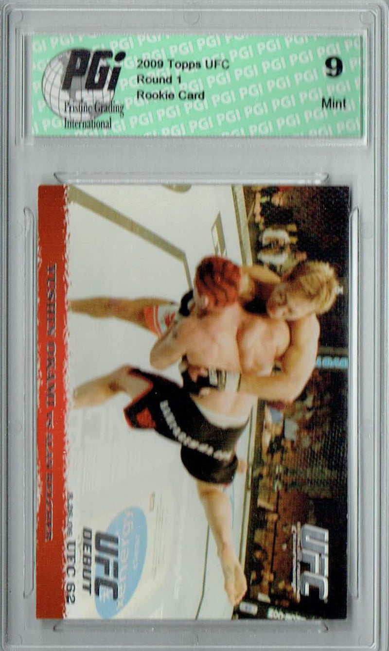 PGI 9 Yushin Okami & Alan Belcher 2009 Topps UFC #50 Round 1 Rookie Card