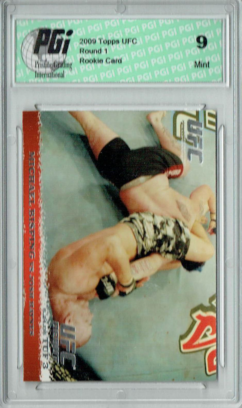 PGI 9 Michael Bisping - Josh Haynes 2009 Topps UFC #42 Round 1 Rookie Card