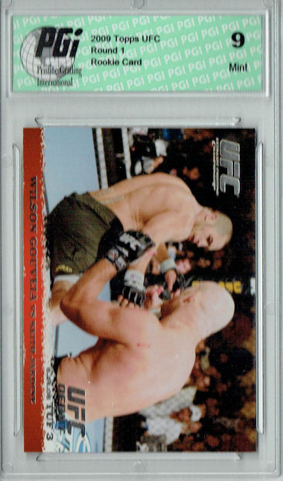PGI 9 Wilson Gouveia & Keith Jardine 2009 Topps UFC #45 Round 1 Rookie Card