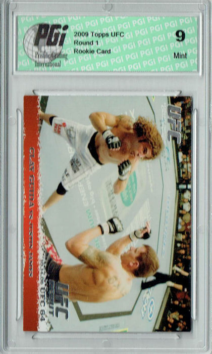 PGI 9 Clay Guida & Justin James 2009 Topps UFC #56 Round 1 Rookie Card