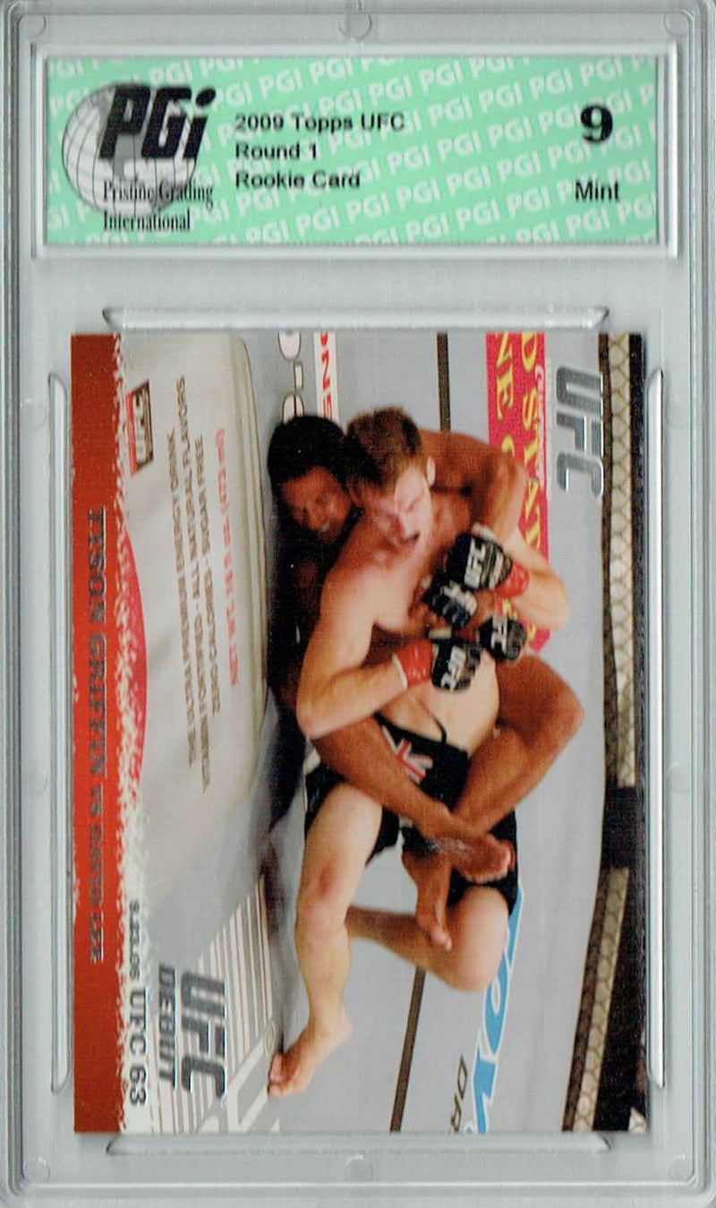 PGI 9 Tyson Griffin & David Lee 2009 Topps UFC #52 Round 1 Rookie Card