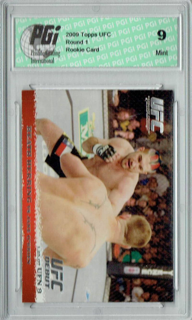 PGI 9 Heath Herring & Jake O'Brien 2009 Topps UFC #57 Round 1 Rookie Card