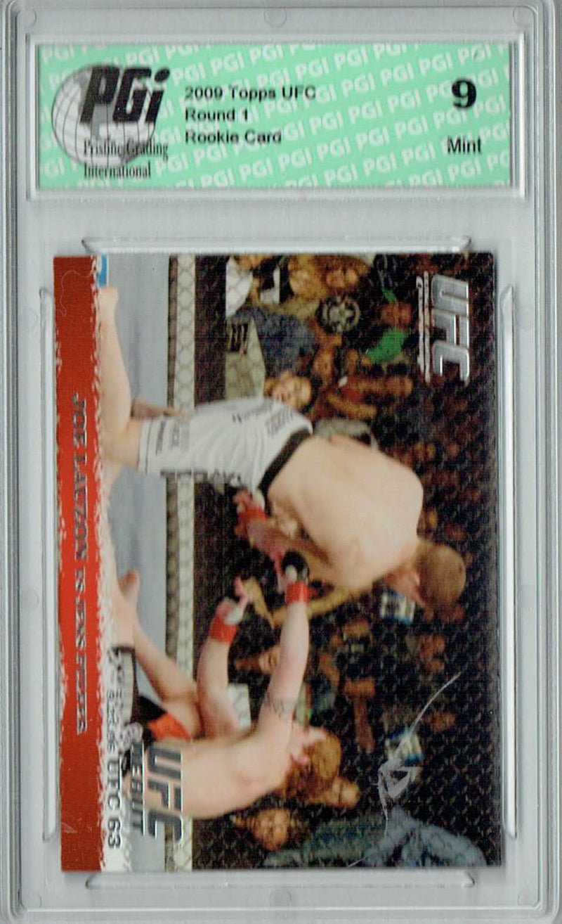 PGI 9 Joe Lauzon & Jens Pulver 2009 Topps UFC #53 Round 1 Rookie Card
