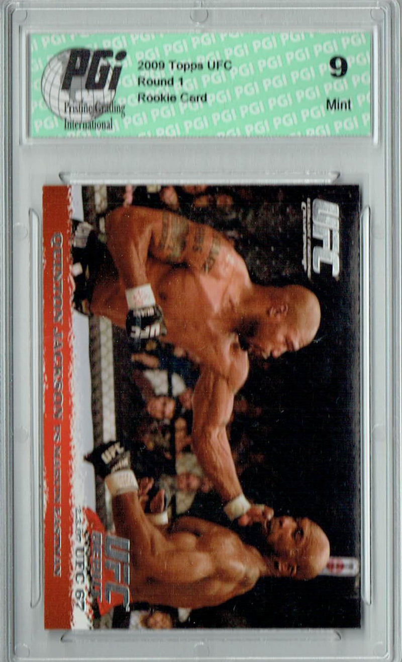 PGI 9 Quinton Jackson & Marvin Eastman 2009 Topps UFC #58 Round 1 Rookie Card