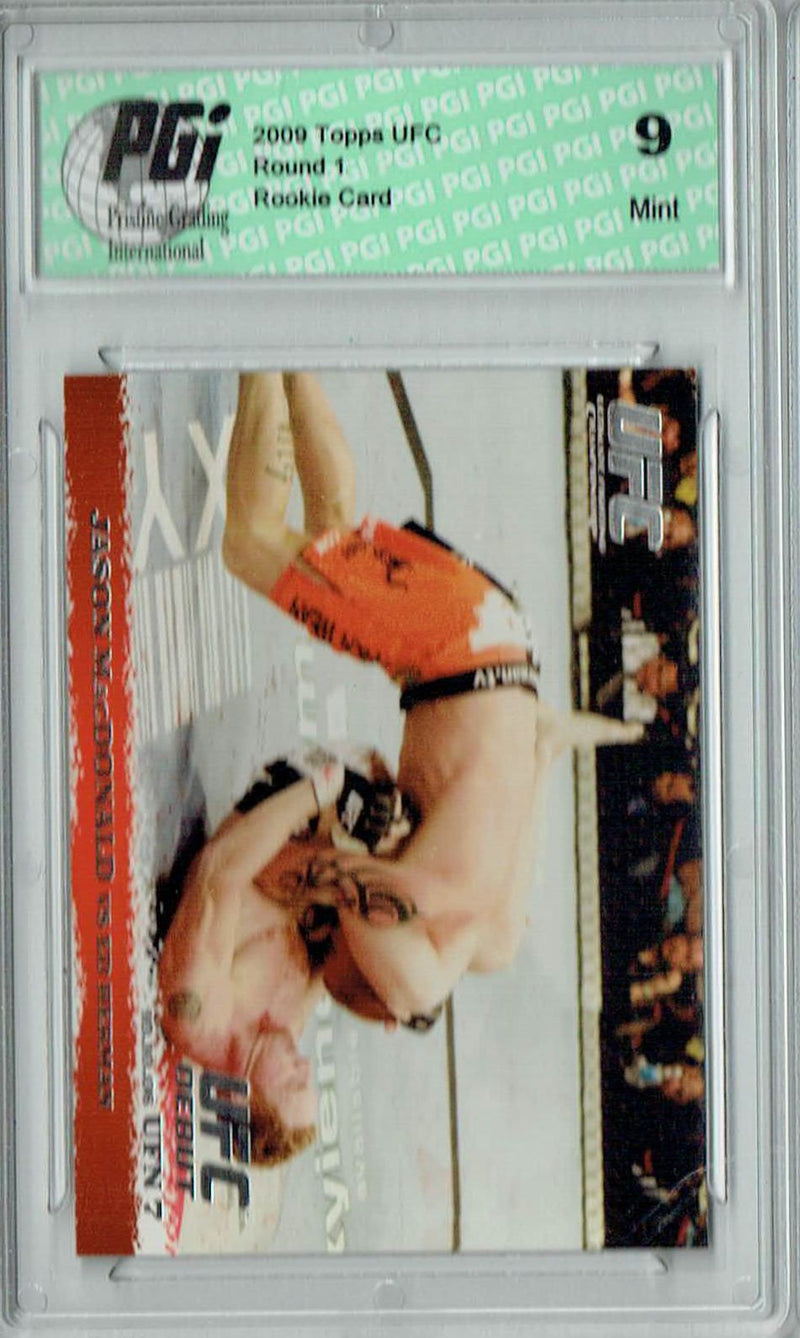 PGI 9 Jason MacDonald & Ed Herman 2009 Topps UFC #54 Round 1 Rookie Card