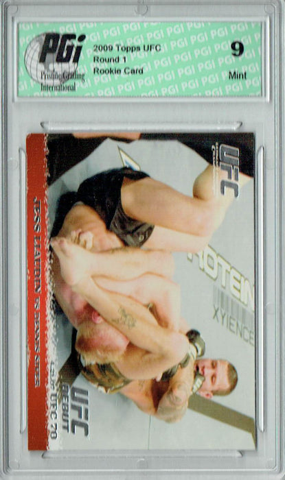 PGI 9 Jess Liaudin & Dennis Siver 2009 Topps UFC #62 Round 1 Rookie Card