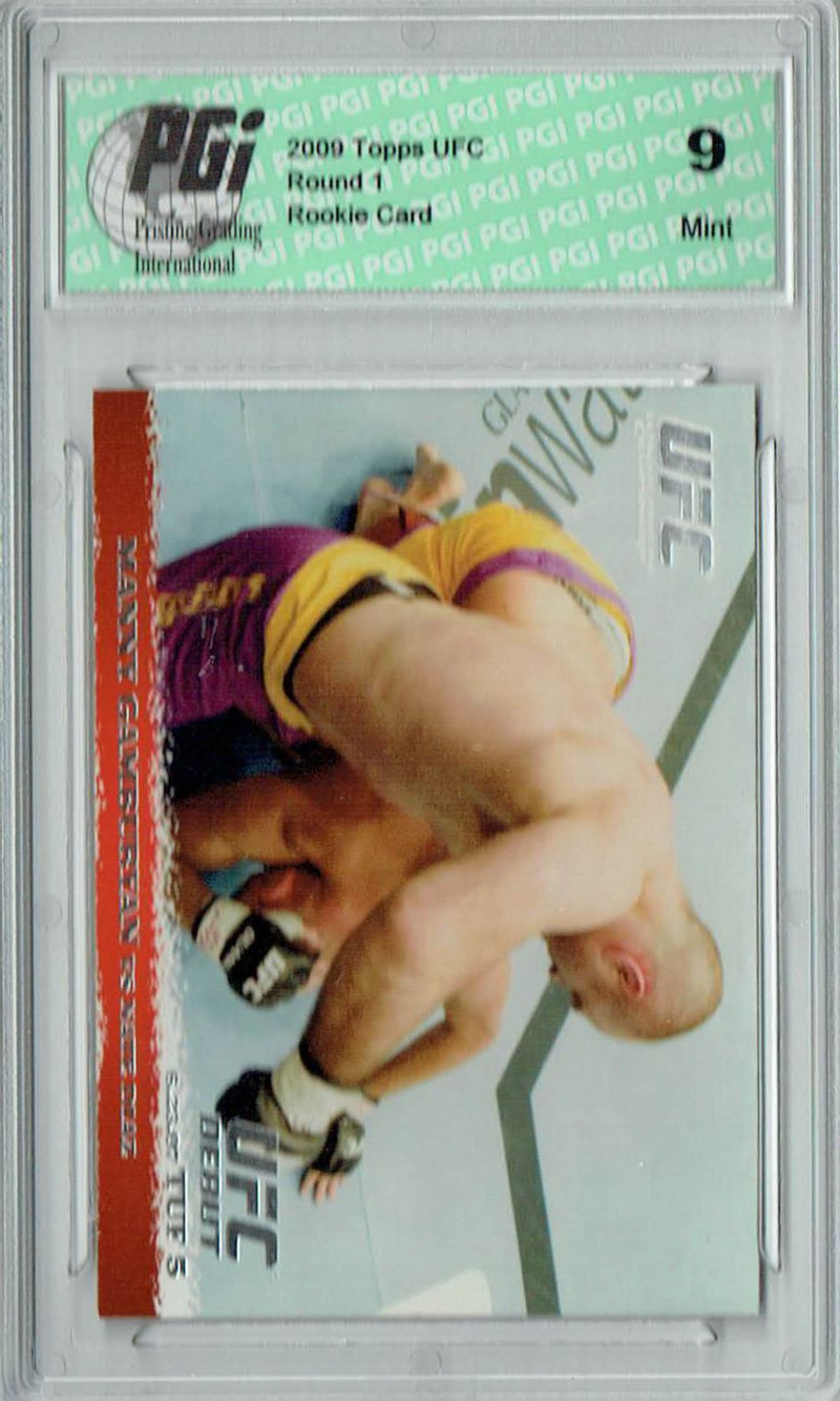 PGI 9 Manny Gamburyan - Nate Diaz 2009 Topps UFC #67 Round 1 Rookie Card