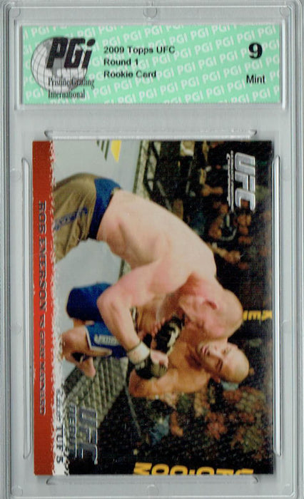 PGI 9 Rob Emerson - Gray Maynard 2009 Topps UFC #68 Round 1 Rookie Card