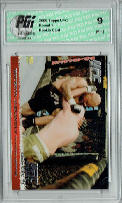 PGI 9 Houston Alexander & Keith Jardine 2009 Topps UFC #64 Round 1 Rookie Card