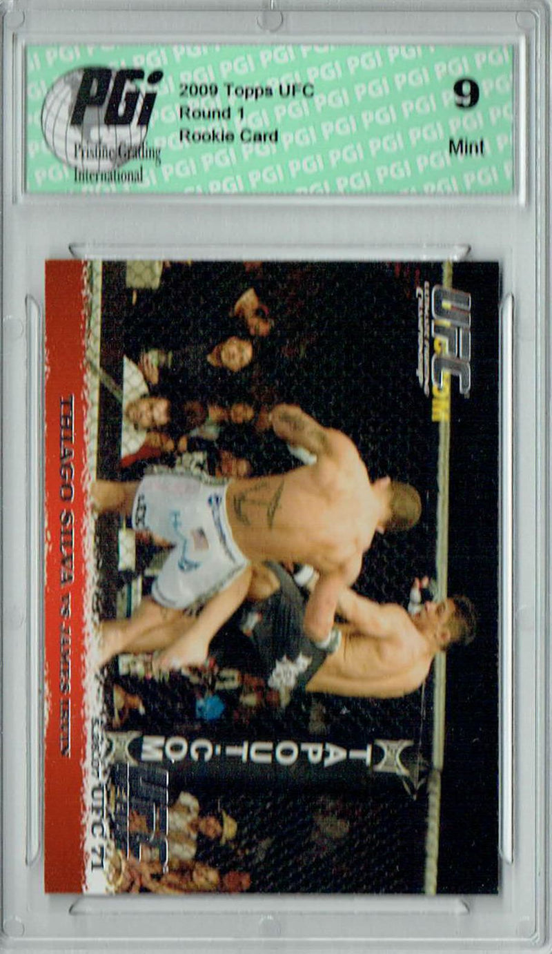 PGI 9 Thiago Silva & James Irvin 2009 Topps UFC #65 Round 1 Rookie Card