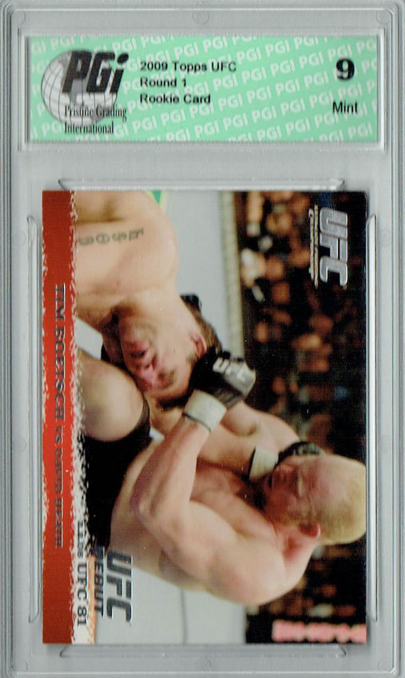 PGI 9 Tim Boetsch & David Heath 2009 Topps UFC #80 Round 1 Rookie Card