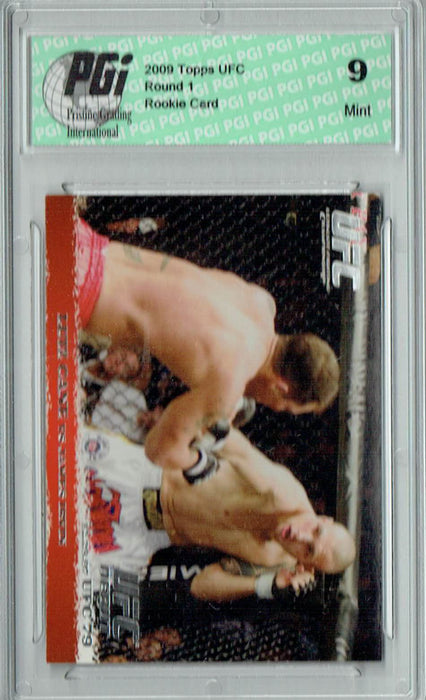 PGI 9 Luiz Cane - James Irvin 2009 Topps UFC #78 Round 1 Rookie Card